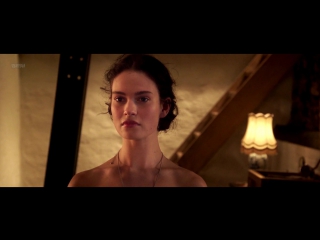 best лили джеймс lily james голая в фильме исключение 2016 best