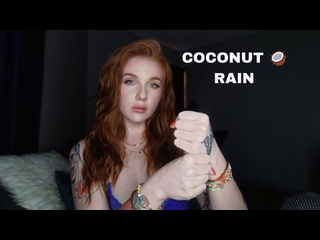 best asmr 30 minutes of the coconut rain trigger rain sounds best