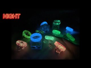 best модное красочное светящееся кольцо из смолы для женщин и мужчин best