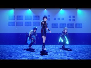 best genshin impact mmd сяо альбедо скарамучча fixed camera 威風堂々 best