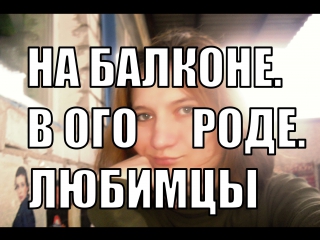 best vlog 15 на балконе в огороде мои домашние любимцы best