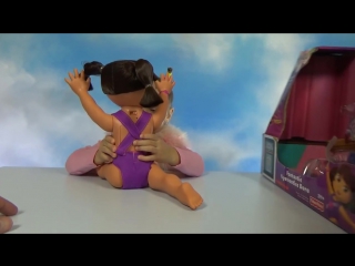 best даша путешественница гимнастка распакоа куклы dora the explorer gimnastic doll unboxing best
