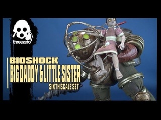 best bioshock big daddy and little sister threezero sixth scale figure set review bioshock bigdaddy best