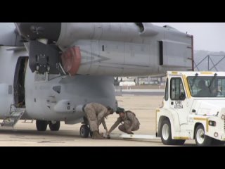 best mv 22b ospreys folding up and prepared to be shipped to okinawa japan best