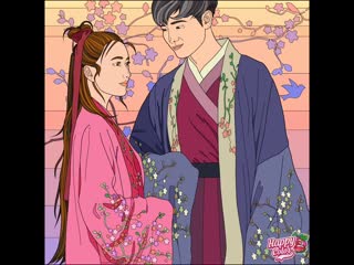 best coloring японские влюблённые юноша и девушка в кимоно japanese lovers young man and girl in kimono best