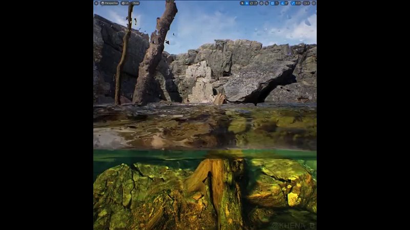 best шейдер водички в unrealengine красивое но пока только показываем best