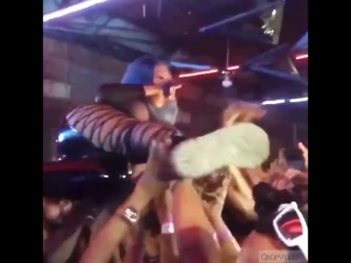 best when trina crowd surfed at a3c last night i went crazy she was crowd surfing rapping yall better not had dropped best