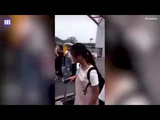 best китайский учитель тряпкой смыл вульгарный макияж со школьниц best