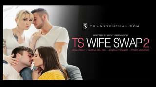 best andrea ts wife swap 2 обмен транс женами 2 korra del rio lena kelly janelle fennec ryder monroe best