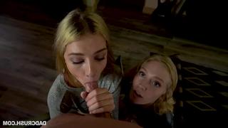 best emma starletto mazzy grace sleepover study and fuck all sex ffm threesome best