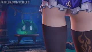 best квест ке цин genshin impact keqing hentai tentacle хентай тентакли best