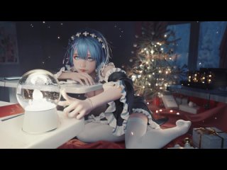 best рем на рождество жизнь с нуля в альтернативном мире rem at christmas rezero starting life in another world best