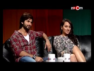 best shahid kapoor sonakshi sinha talks about saree ke fall sa gandi baat more best