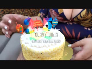 best curvy quinn толстая шлюха празднует днюху best
