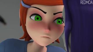 best magic lesson raven and gwen tennyson animation redmoa best