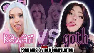 best comp kawaii vs goth tiktok girls pmv porn compilation by noodledude cosplay teen e girl splitscreen dance challange best