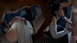best rey skywalker x stormtrooper group sex gangbang bbc blacked interracial 3d sex porno hentai by niisath star wars best