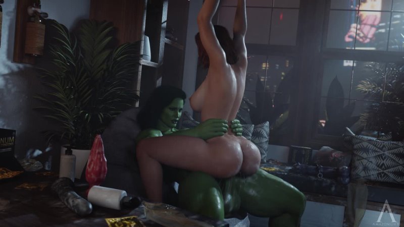 best awf black widow cowgilr and she hulk futa marvel by amazonium best