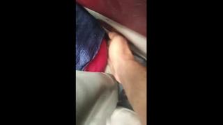 best ass groped bbw fat egyptian muslim slut in hijab let her hips touch by stranger in bus public touched voyeur best