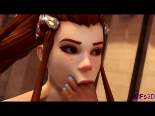 best brigitte pharah by allfs3d overwatch sfm 3d animated blender best