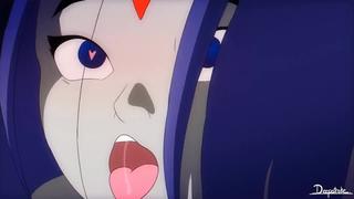 best raven and beastboy юные титаны рейвен animation anime porno 18 аниме анимация хентай sex секс hentai anal тинтакли best