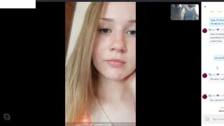 best skype девушка голая показывает киску кончила сквирт скайп слили спалили дрочит мастурбирует секс перископ best