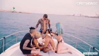 best жёсткое груповое порно с моргенштерном на яхте порно best