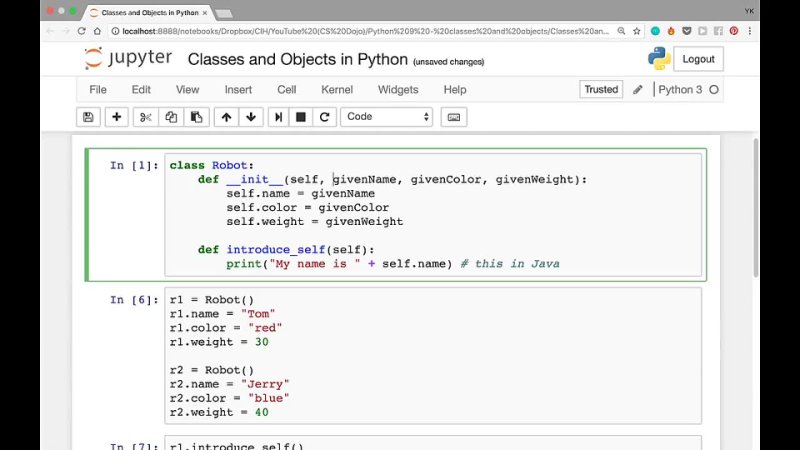 best cs dojo classes and objects with python part 1 python tutorial 9 best