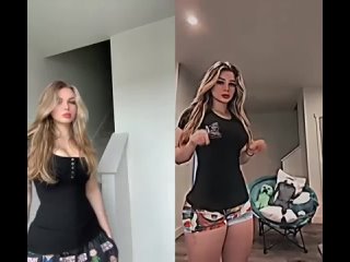 best красивая девушка танцует в тик токе в красивой одежде тверк большая задница смотри в великолепно танцует и трясет best