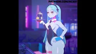 best waitress rebecca cyberpunk 2077 официантка ребекка порно хентай porno henta best