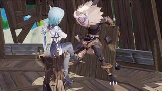 best eula wanted to have fun with hilichurl but he got free and fucked her eula genshin impact hilichurl hentai pussy best