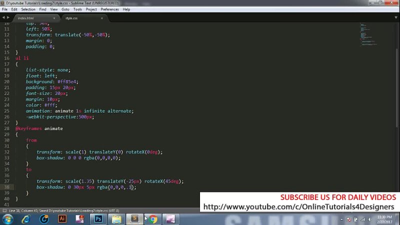 best css loading animation floating text loading effect best