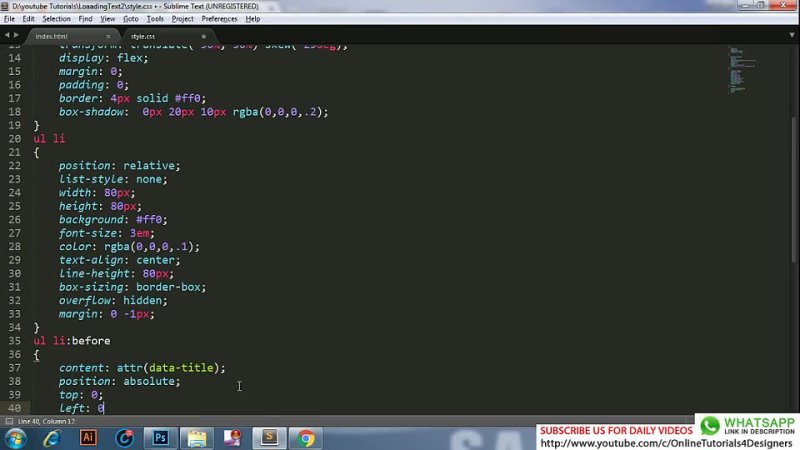 best css loading text animation tutorial pure css tutorials best