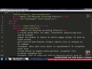 best basic css parallax scrolling effects pure html css parallax background effects tutorial best