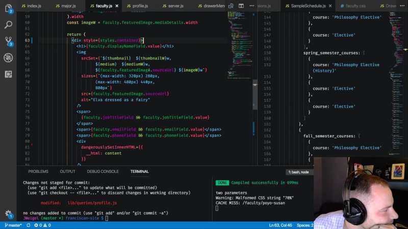 best react component dev with graphql data part 2 p5d87 live coding with jesse best