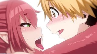 best orgm kemonokko tsuushin the animation episode 3 hentai хентай big tits breasts handjob monster girl apron eggs best