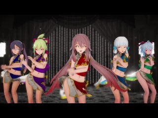best mona x kuki shinobu x hu tao x ayaka x ganyu мона x куки шинобу x ху тао x аяка x гань юй genshin impactmmd r18 best