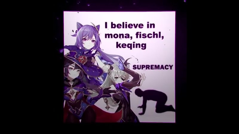 best mona x fischl x keqing мона x фишль x ке цин genshin impactedit best