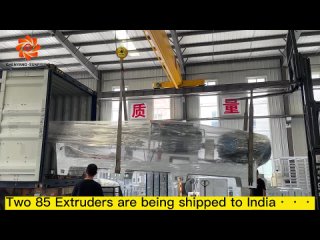 best two double screw extruders are shipped to india todaychenyangsunrising machinery best