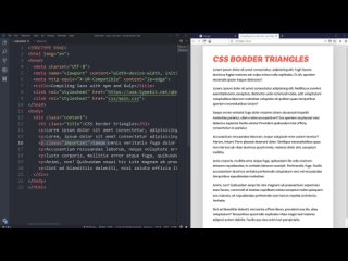 best how and why to use borders to make a css triangle plus a scss mixin best