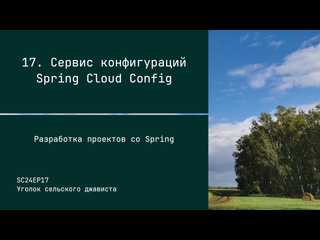 best sc24ep17 сервис конфигураций spring cloud config разработка проектов со spring best