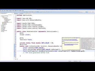 best javafx tutorial for beginners 19 javafx bidirectional binding and using slider best