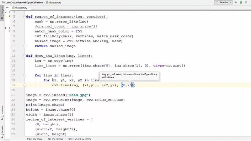 best opencv python tutorial for beginners 32 road lane line detection with opencv part 2 best