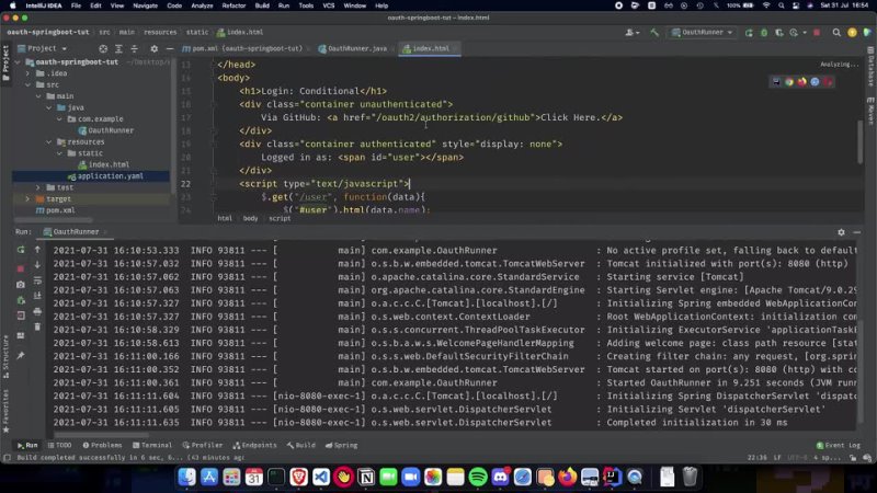 best basic spring boot oauth2 authentication tutorial 3 implementing log out with springboot oauth2 best