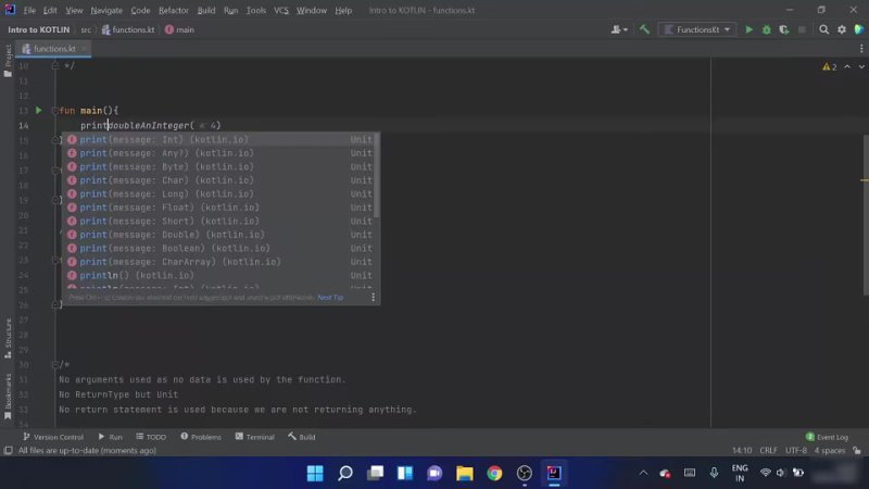 best kotlin tutorial for beginners returning values from kotlin functions with example best