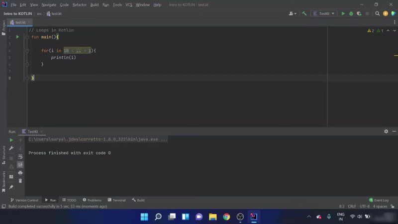 best kotlin tutorial for beginners kotlin for loop with examples best