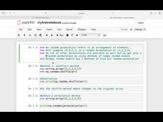 best numpy tutorial for beginners numpy permutation how to use np random permutation best