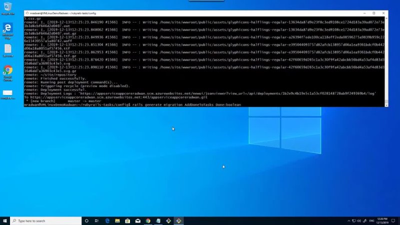 best ruby on rails and postgres on azure end to end tutorial developing and deploying ruby and postgres best