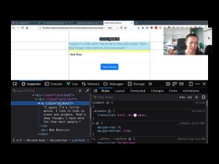 best live coding project create a random quote machine using vue js with gwen faraday best