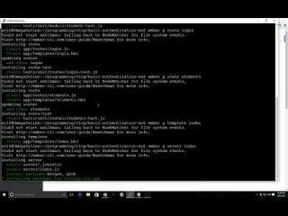 best create an application using ember js with authentication best